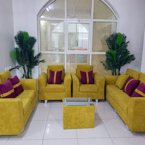 Salon Al Arabic 3 Jaune Moutarde