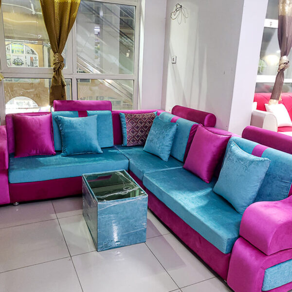 Salon L AL-Arabic 4 Bleu & Fuchsia