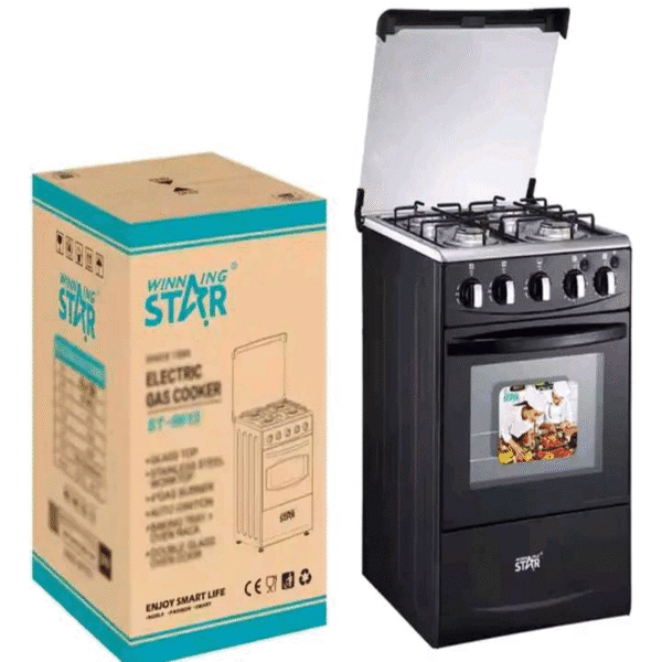 Cuisinière Mixte ST-K50-L01W – 2 Gaz + 2 Électriques