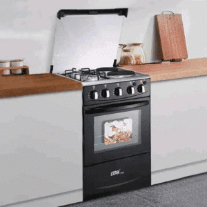 Cuisinière Mixte ST-K50-L01W – 2 Gaz + 2 Électriques